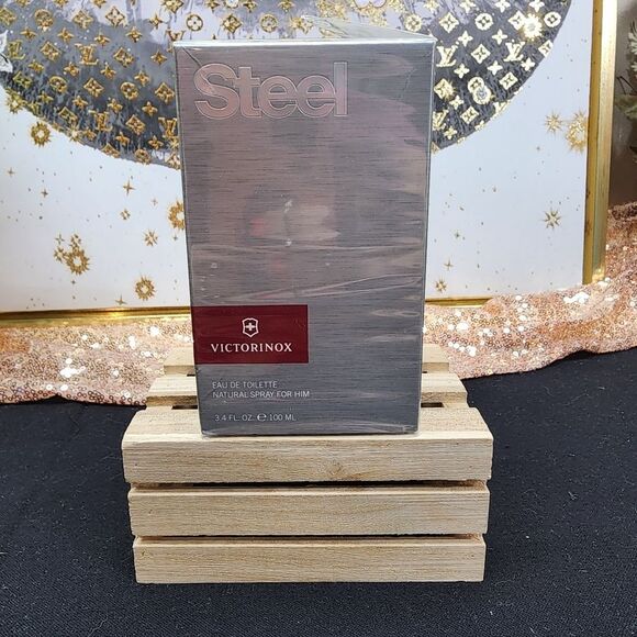 NIB Steel Victorinox Swiss Army cologne 3.4 FL OZ - Picture 8 of 10